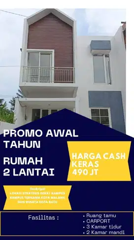 PERUMAHAN LOKASI DAU DEKAT KOTA BATU