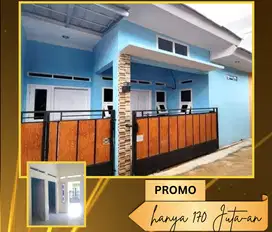 Rumah murah 2 kamar akses strategis dekat jalan utama mulai dari 160jt
