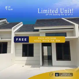 Cluster siap huni bebas DP bebas biaya tambahan