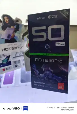 Infinix Note 50 Pro 8GB+8GB/256GB,Baru,Segel Box ,Garansi Resmi,Ori