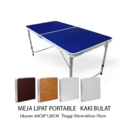 Meja lipat portable