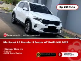 LIKE NEW !! KIA SONET PREMIER 5SEATER 2023 / 2024 PUTIH