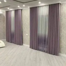 Supplier Gorden Blackout Sekat Klinik Hordeng Pintu Gordyn Vitrase
