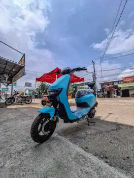 Sepeda Listrik Uwinfly M75 Biru - Original - Bergaransi Resmi