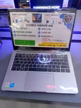 CICILAN BUNGA 0%INFINIX INBOOK AIR