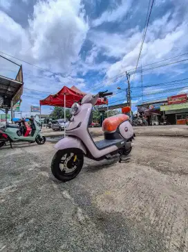Sepeda Listrik Uwinfly T80 Pink - Original - Bergaransi Resmi