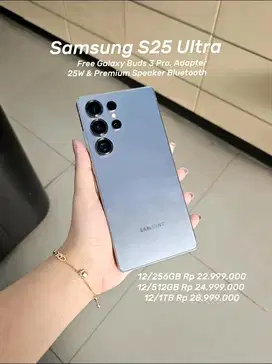 SAMSUNG S25 ULTRA GRATIS GALAXY BUDS 3 PRO, ADAPTER SPEAKER✅