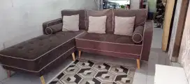 Kursi korea L Brown