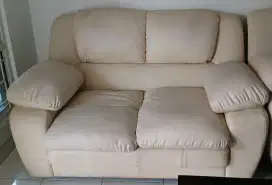 Sofa Kulit 3 set