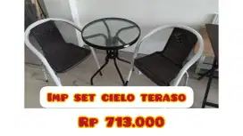 Set Meja Kursi Teras Imp Set Cielo Teraso Murah Jogja (Ars)