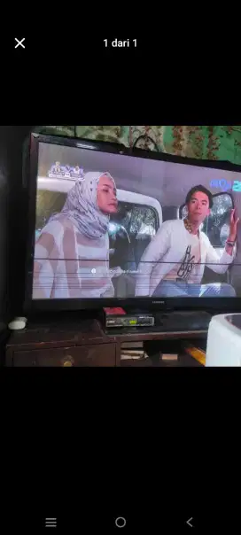 tv led samsung plasma 43inc minus garis bawah