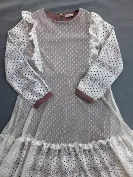 Dress Muslimah Full brukat