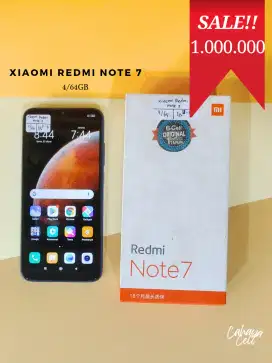 Xiaomi note7 ram 4/64 FULLSET