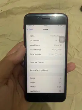 Iphone SE 2020 64gb resmi indo antik blokir