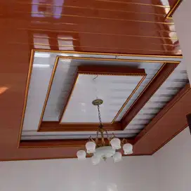Sekat Plafon Partisi PVC GRC Gypsum Jasa Tukang Pasang Wall Moulding