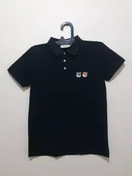 POLO MAISON KITSUNE HITAM SIZE M