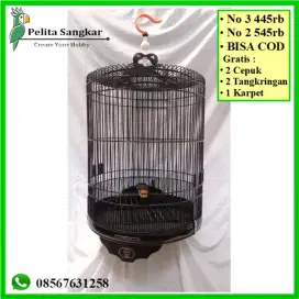 Kandang murai rafi jaya no3, gratis cepuk tangkringan karpet