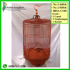 Kandang murai no3 rafi jaya, gratis cepuk tangkringan karpet
