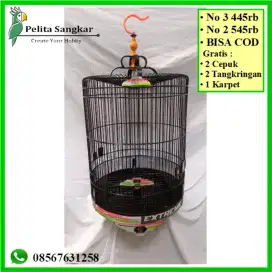 Kandang murai rafi jaya no3 gratis cepuk tangkringan karpet