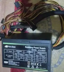 POWER SUPPLY GAMING 400/450/600W