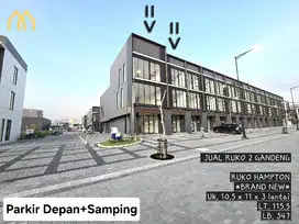 Dijual Ruko Hampton Ruko  Gandeng 3Lt HOEK di Gading Serpong