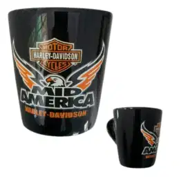 Gelas harley davidson mid america dan wing