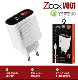 Charger ZBOX V001 Dengan LCD DIsplay Volet dan Amper meter