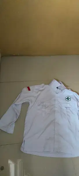 Pdh puskesmas putih lengan panjang