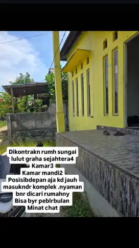Rumah full beton kamar tidur 3 kamar amndi 2 ..full beton .adem dingin