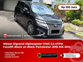SIAP PAKAI !! NISSAN ELGRAND HIGHWAYSTAR 2014 / 2016 HITAM