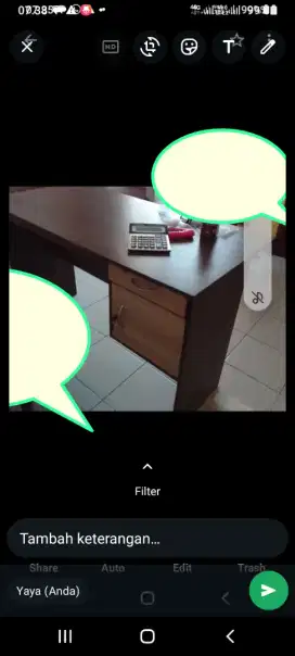 Jual meja kantor harboat msh bagus