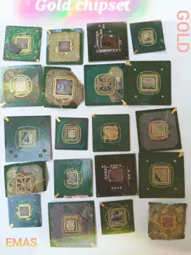 Chipset komputer lapisan emas kadar 20 % untuk leburan emas