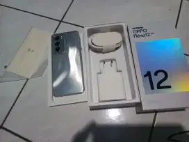 Oppo reno 12 5G ram 12/256 gb second fullset ori