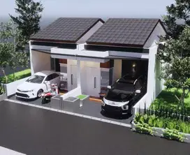 Dijual Rumah Minimalis Satu Lantai  Baru dengan 2 Kamar di Bandung