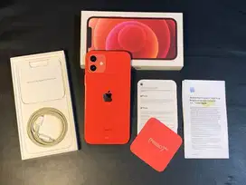 iPhone 12 64gb Red Ex iBox Sinyal All Operator Fullset Original