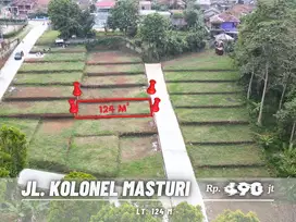 Tanah Siap Bangun Di jl. Kolonel Masturi Cimahi