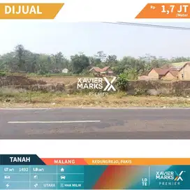 Dijual Murah Tanah Poros Jalan Raya Kedungrejo Kec. Pakis Kab. Malang