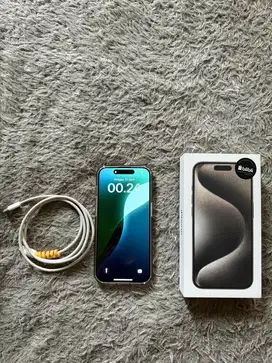 IPHONE 15 PRO NATURAL TITANIUM 128 GB GARANSI RESMI BLI-BLI