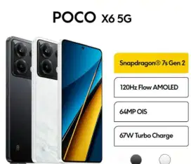 Murah new Hp Poco X6 5G 12/256 grs resmi, bs kredit/bs TT