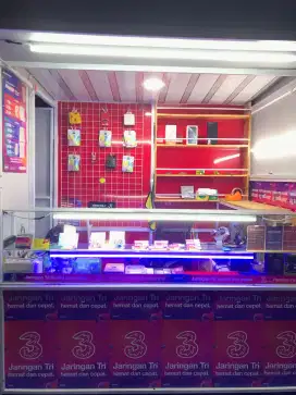 BISMILLAHIRRAHMANIRRAHIM. DIJUAL 1 UNIT KIOS PULSA ALL IN.