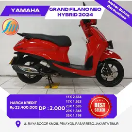 YAMAHA GRAND FILANO NEO TAHUN 2024 BERGARANSI, SIAP PAKAI, PAJAK HIDUP