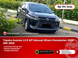 [ TANGAN PERTAMA ] Toyota Avanza 1.3 E MT Manual Hitam 2022/2023
