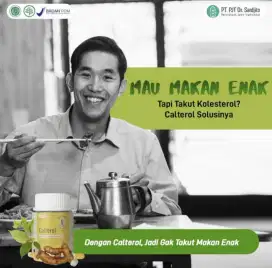 CALTEROL - Obat herbal penurun kolesterol isi 60 kapsul