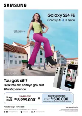 2528 GALAXY S24 FE RAM 16/256  CB 1JT DAN GRATIS FIT3 HANYA DIERAFONE