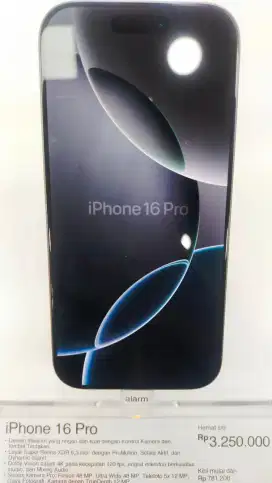 PROMO BUNGA RINGAN IPHONE 16 PRO 128
