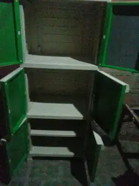 Lemari pakaian plastik 3pintu