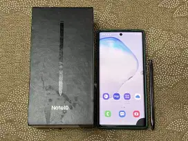 Samsung galaxy note 10 8/256gb mulus lengkap