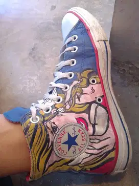 Converse all star size 40  harga Rp.450.000 bisa nego