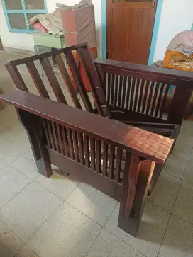 Kursi sofa ranjang tanpa spon