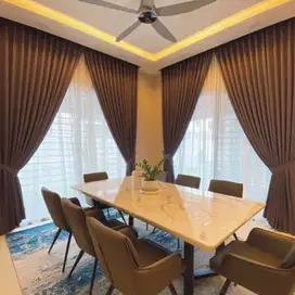 Jual Gorden Blackout Sekat Klinik Hordeng Pintu Gordyn Vitrase